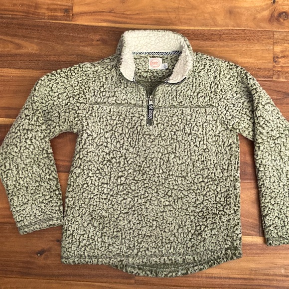 Boys Plush Mock-Zip Pullover Size 6/7